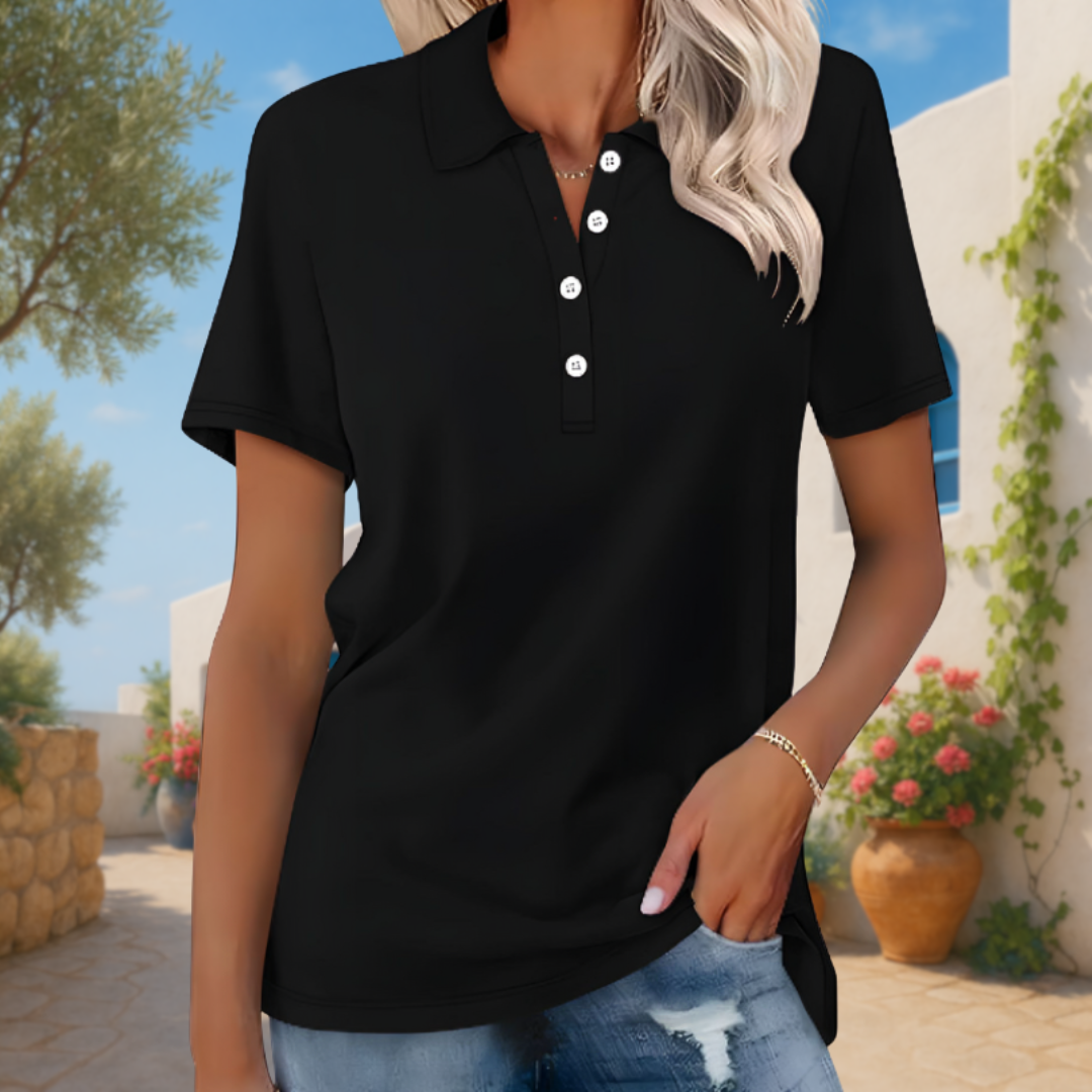 Mia | Polo in materiali sostenibili per donna