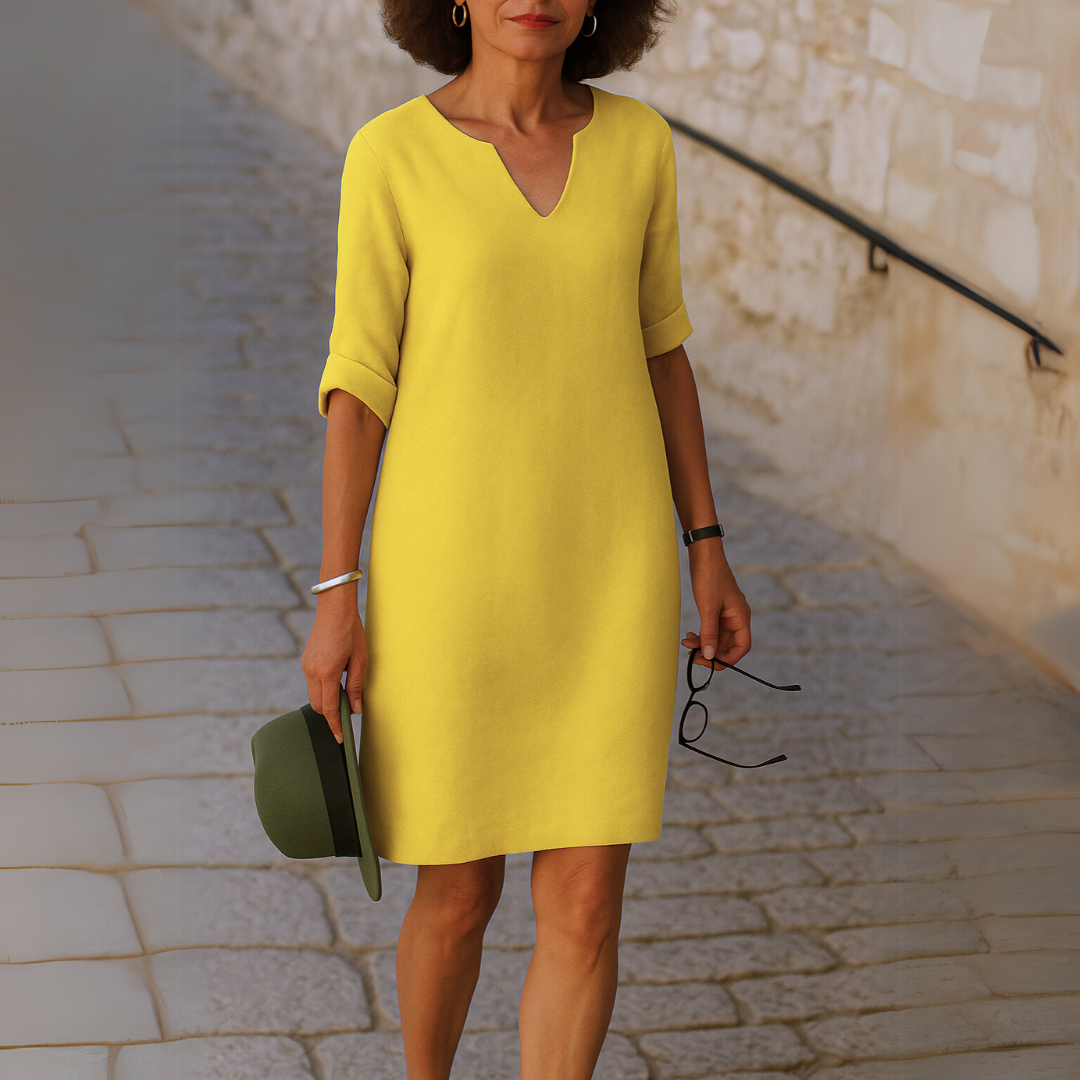 Jacinta | Abito elegante con scollo a V