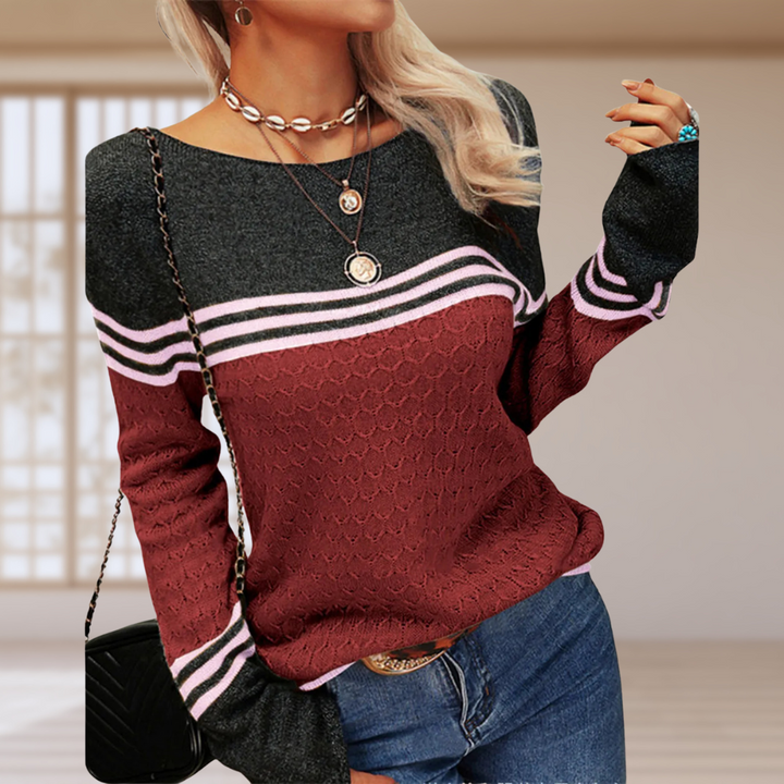 Beatriz | Maglietta casual in maglia a righe