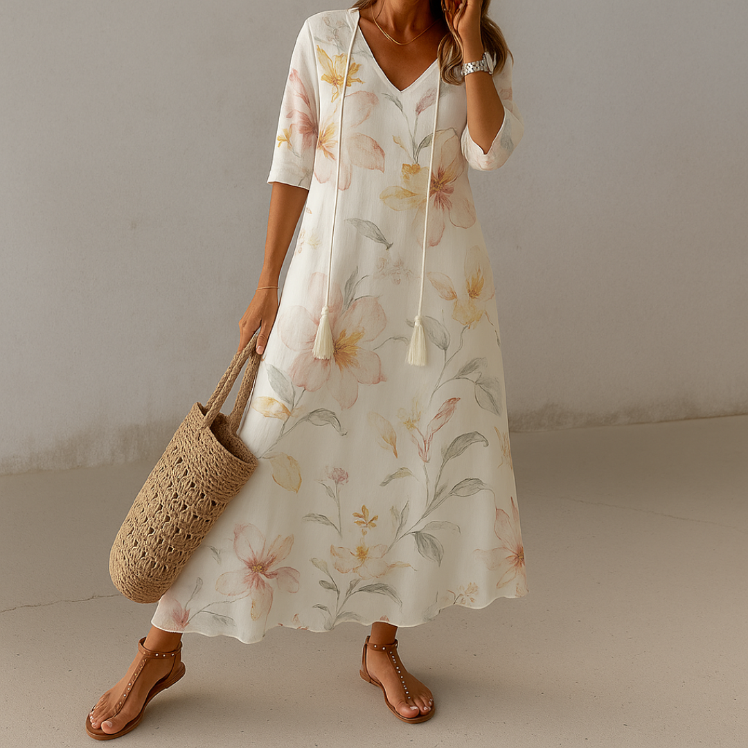 Tonee | Abito bohemiano con copertura nell'area dell'addome