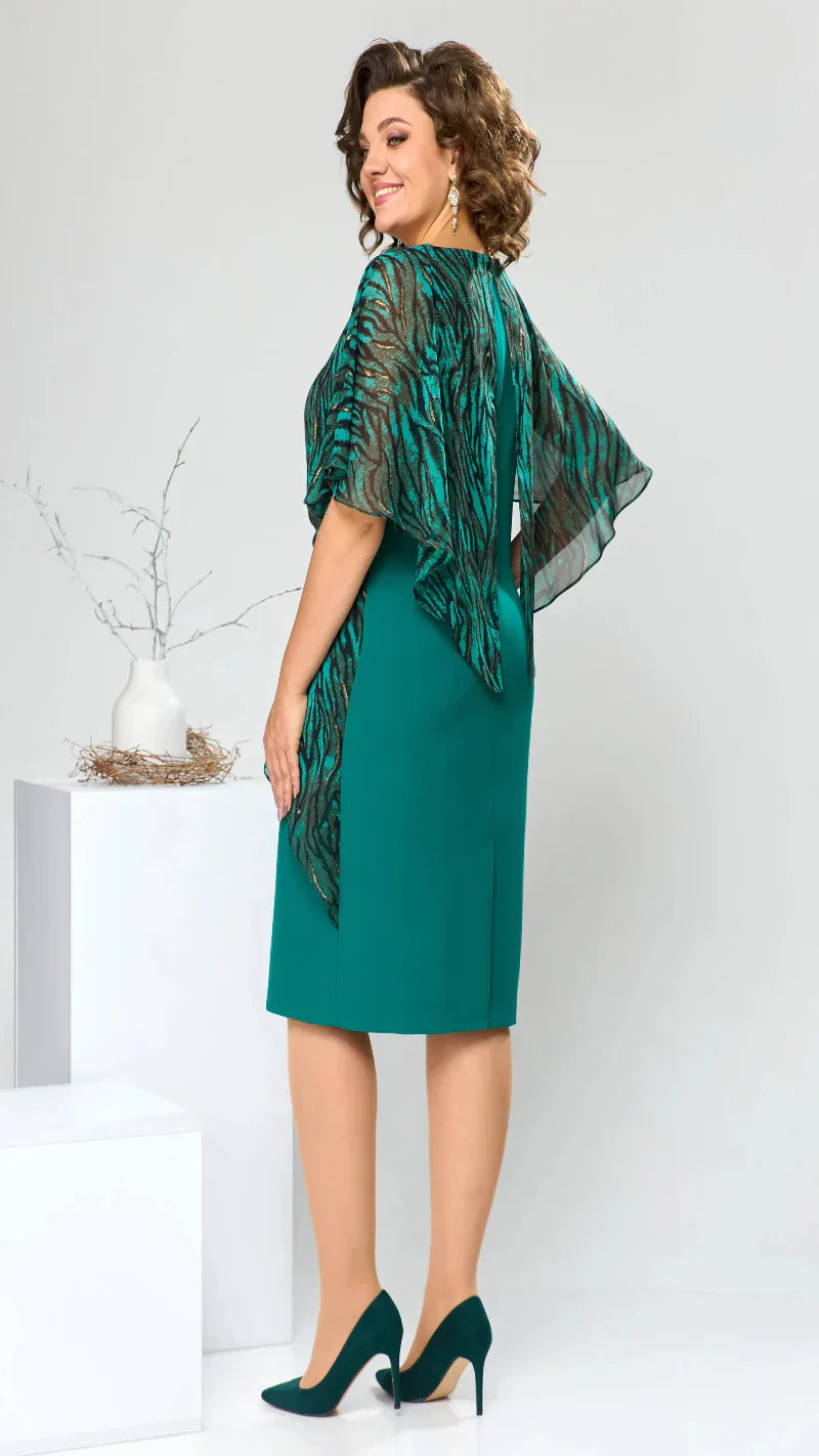 Mirabella | Abito elegante con dettagli drappeggiati