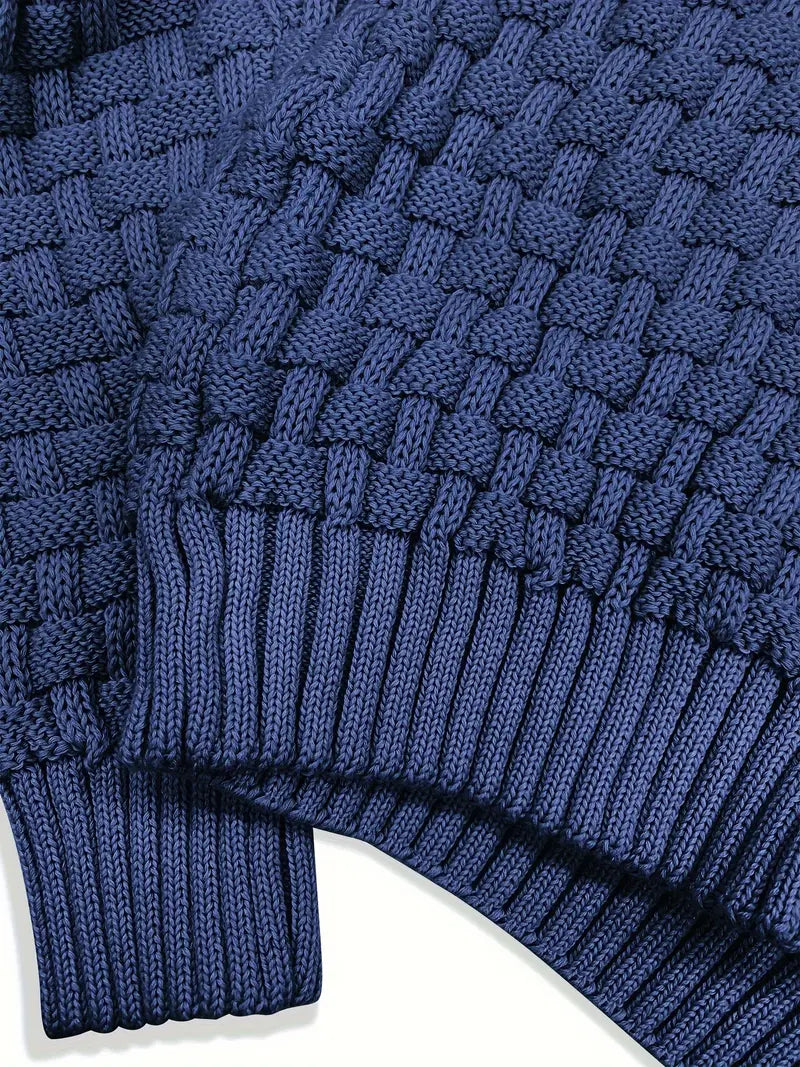 Demetrio | Maglione con bottone sul retro del collo