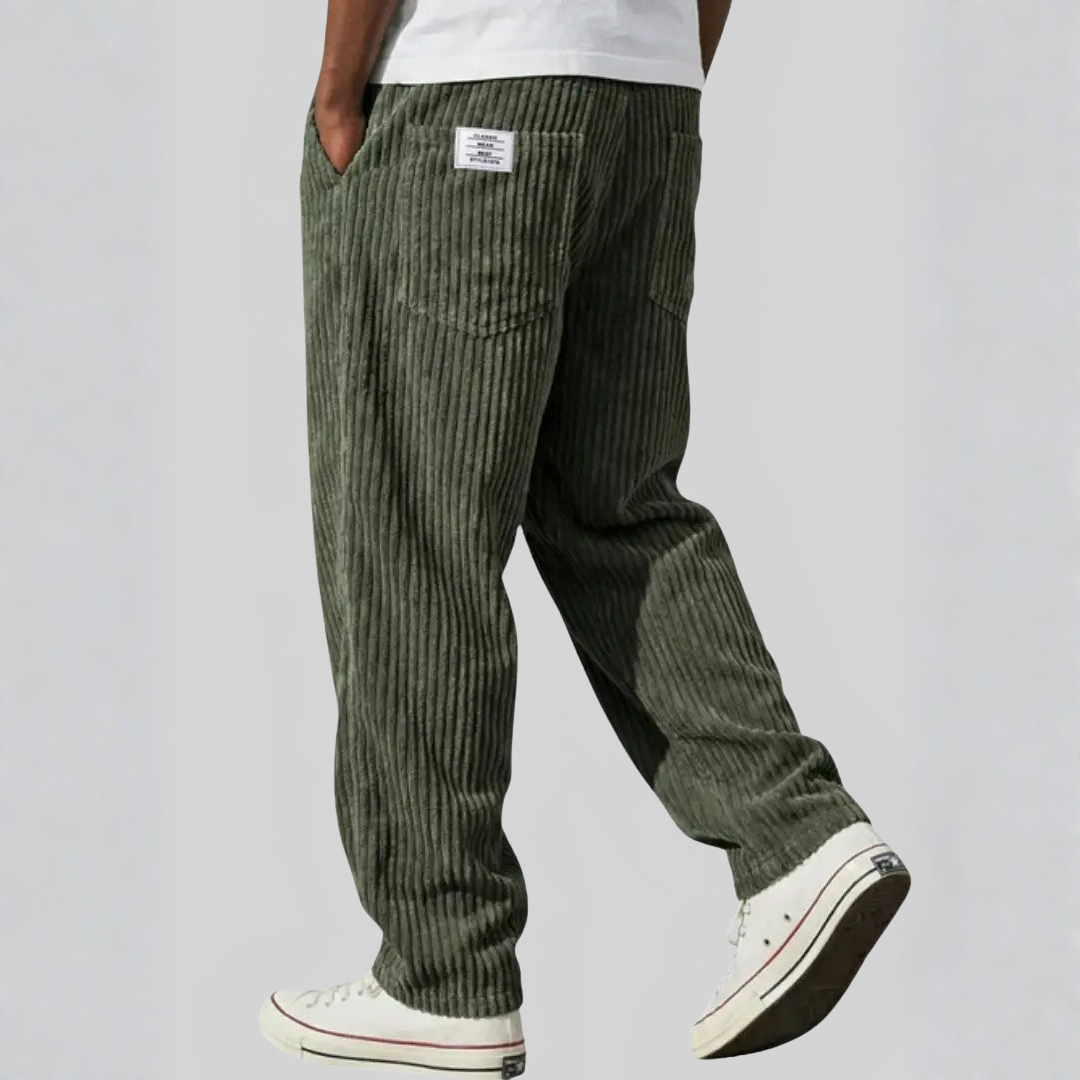 Gareth | Pantaloni in velluto a coste ispirati al vintage