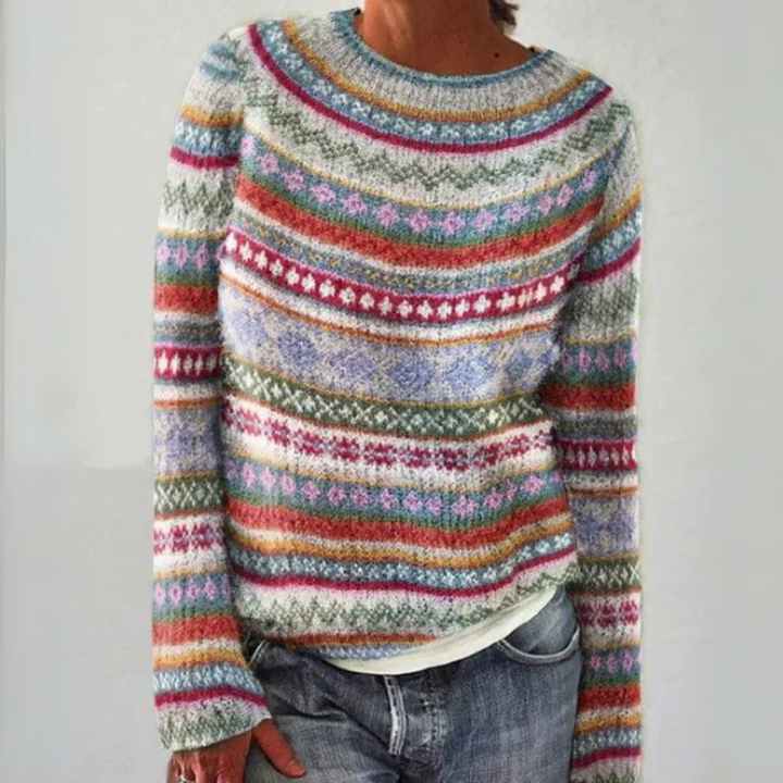 Mercedes | Maglione invernale in maglia a motivo