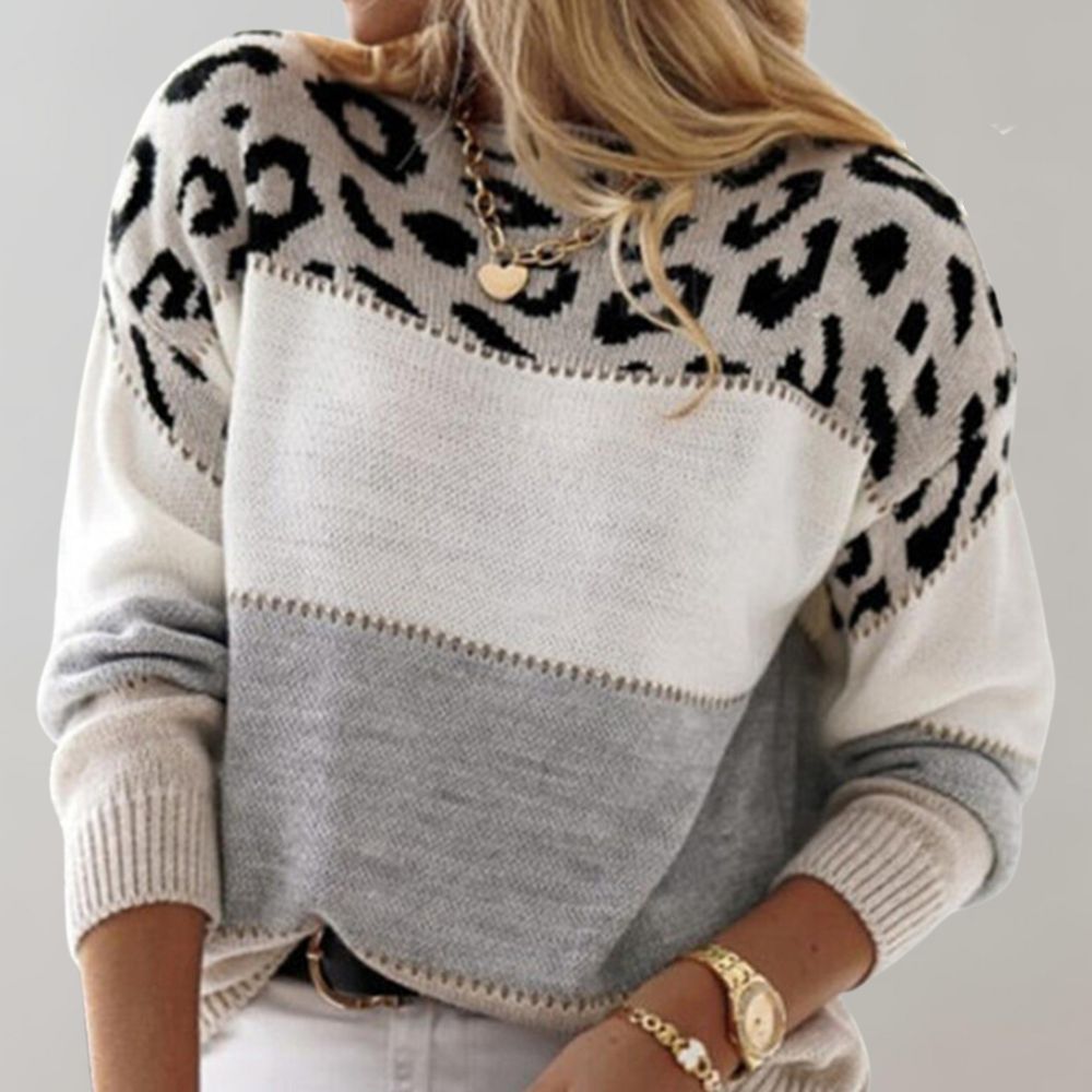 Cléa | Maglione Leopardato Chic