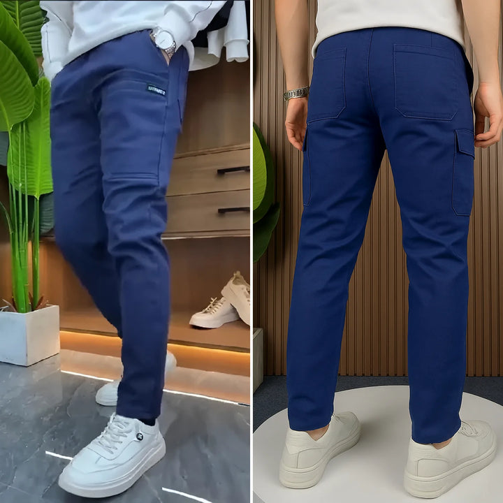 Giacomo | Pantaloni cargo larghi con molte tasche