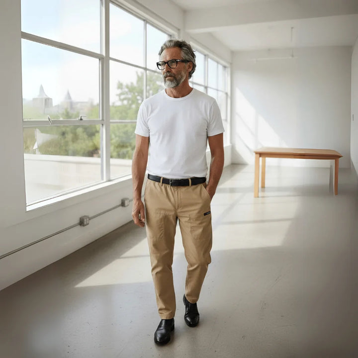 Giacomo | Pantaloni cargo larghi con molte tasche