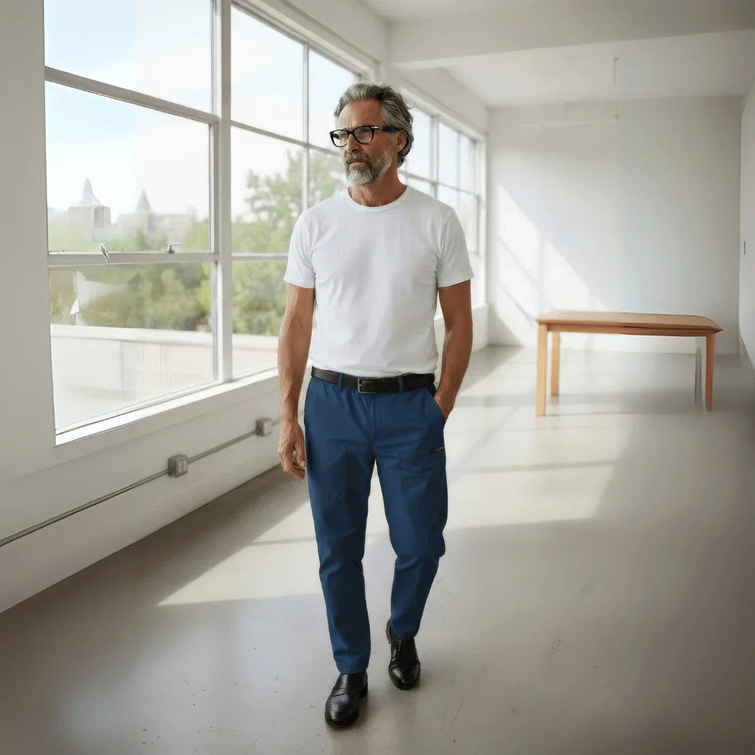 Giacomo | Pantaloni cargo larghi con molte tasche