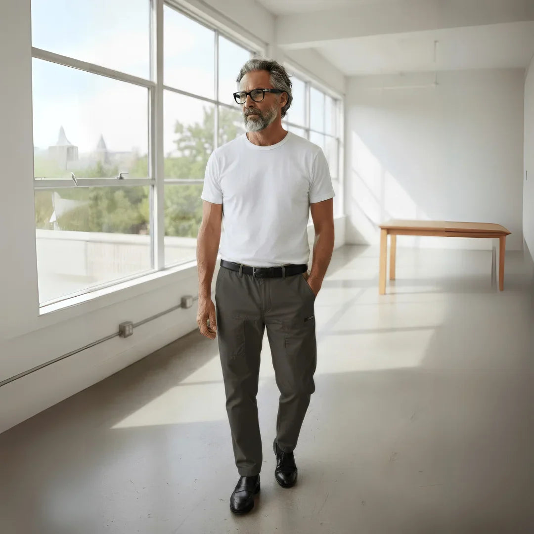 Giacomo | Pantaloni cargo larghi con molte tasche