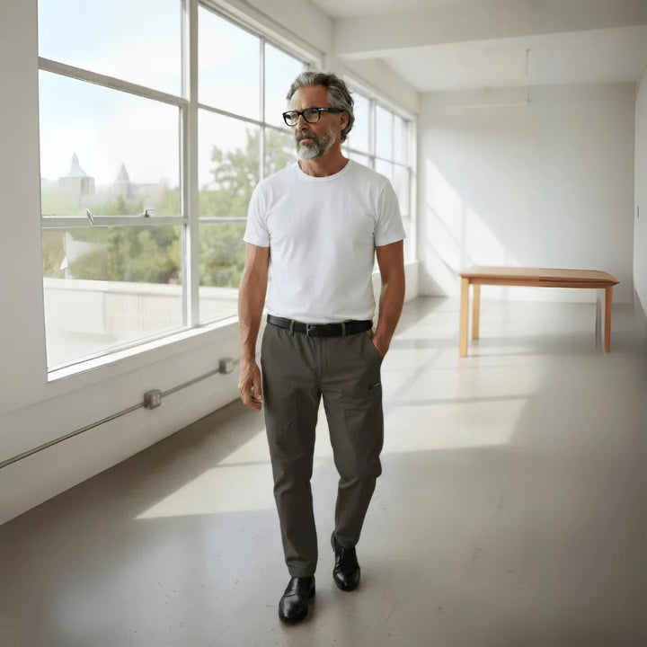 Giacomo | Pantaloni cargo larghi con molte tasche