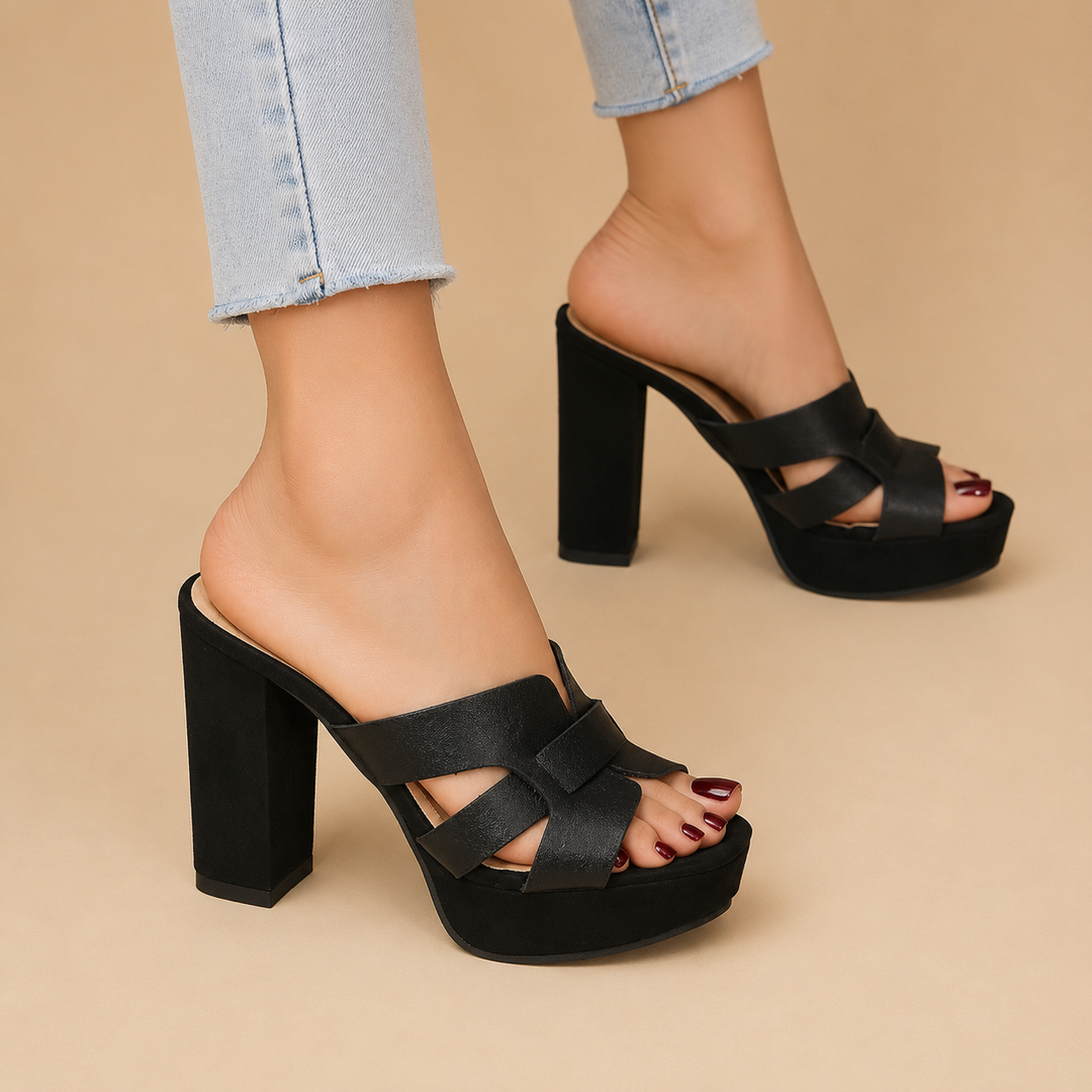Elena | Tacchi a piattaforma dall'eleganza senza sforzo