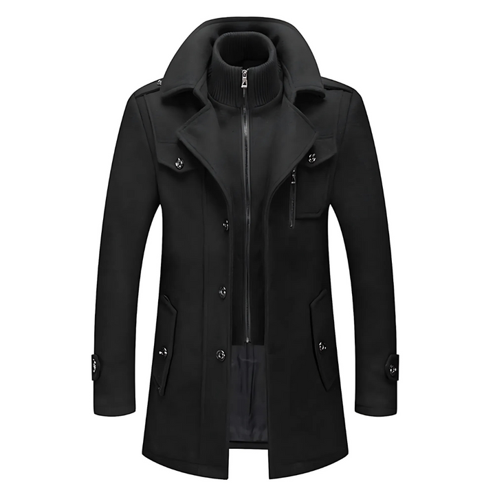 Adrien | Cappotto invernale raffinato con collo alto