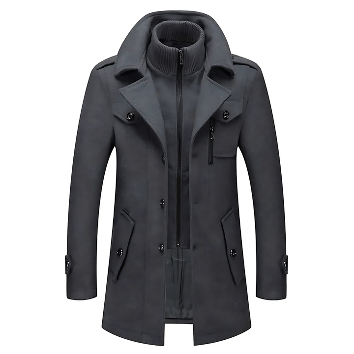 Adrien | Cappotto invernale raffinato con collo alto
