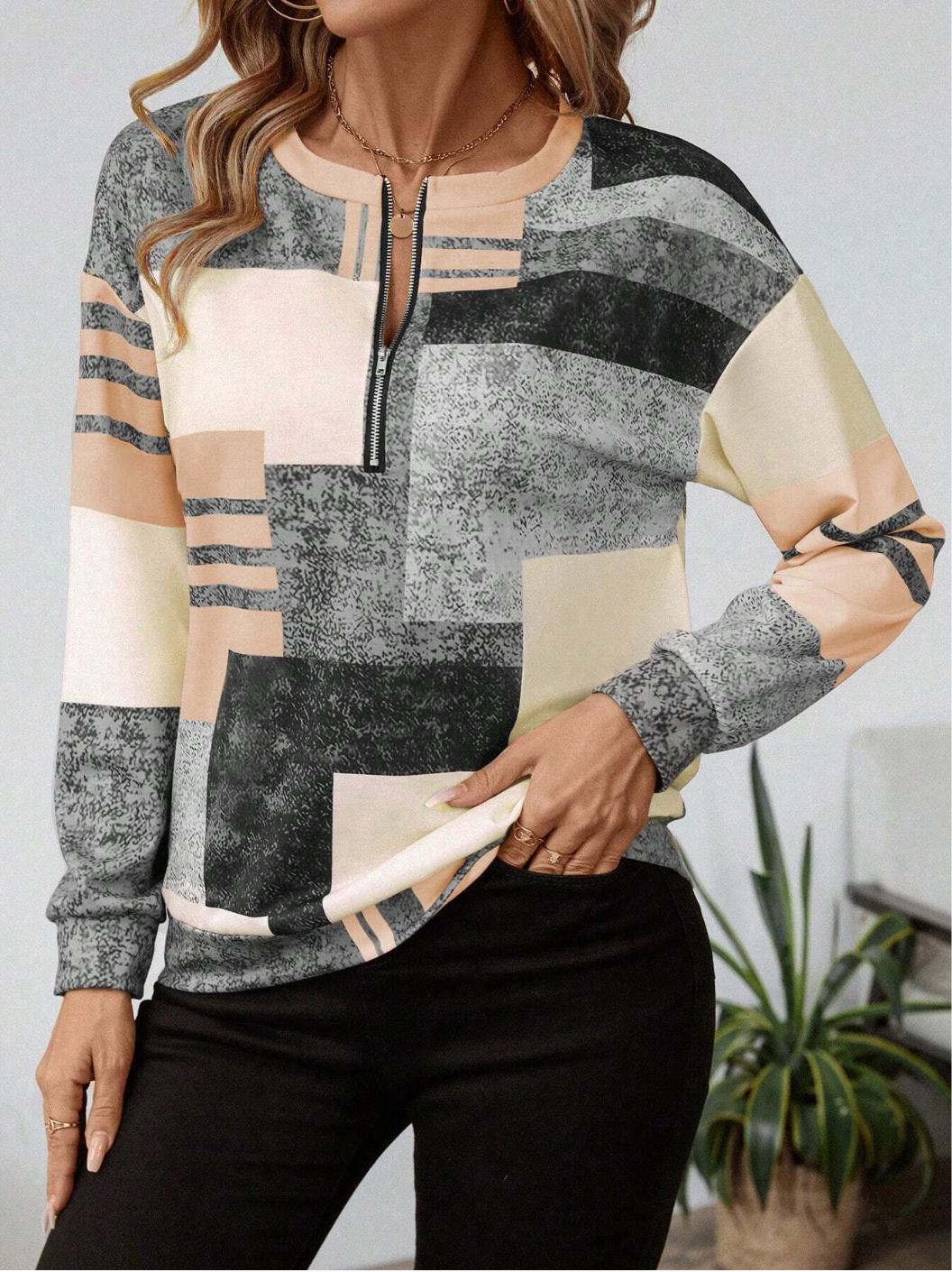 Kaimana | Felpa con cappuccio vintage chic
