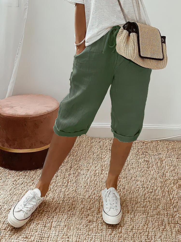 Marthe | Short comodo con orlo arrotolato