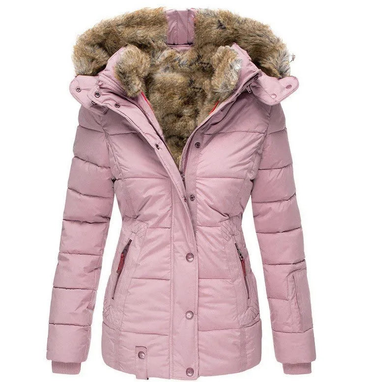Marisol | cappotto invernale caldo con fodera in pelliccia