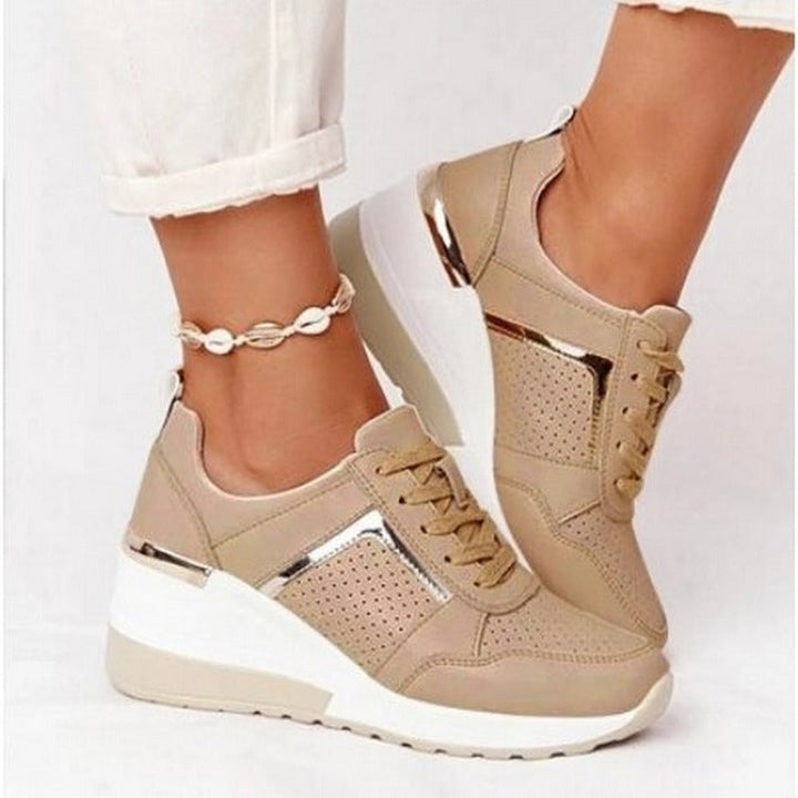 Lorelei | Scarpe sportive di lusso con tacco in iuta