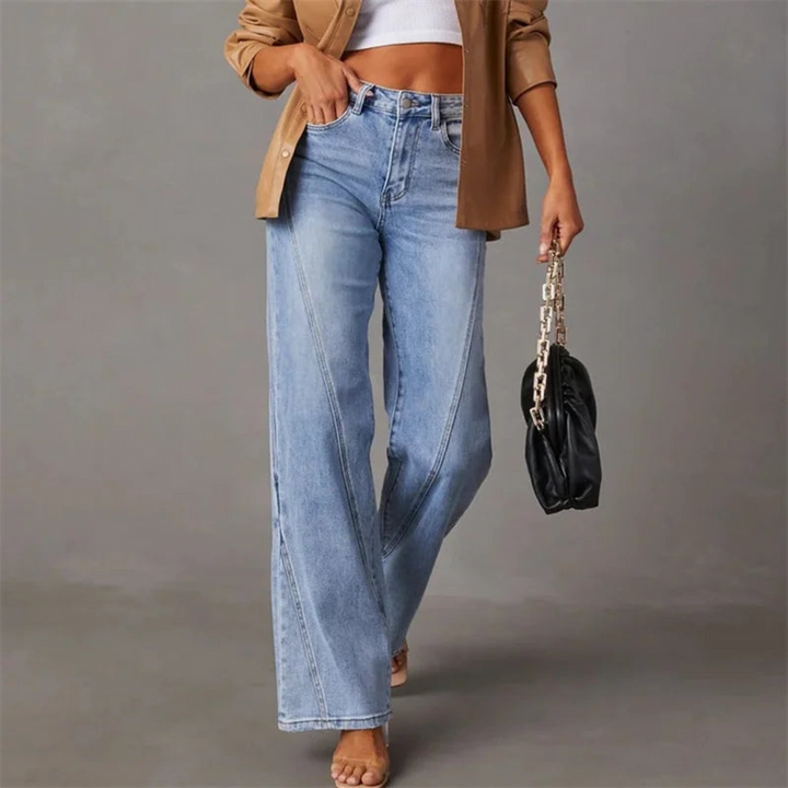 Carina | Jeans a vita alta larghi
