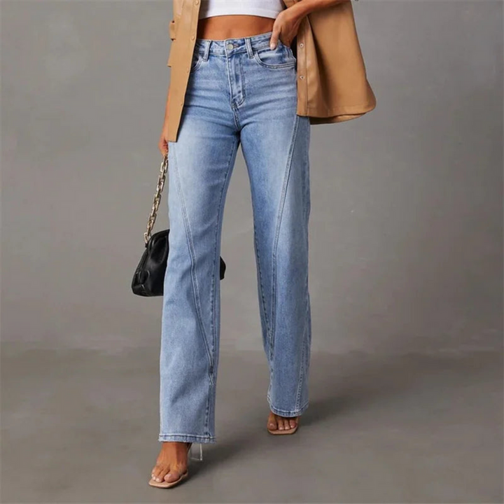 Carina | Jeans a vita alta larghi