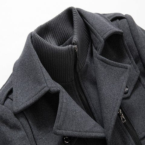 Adrien | Cappotto invernale raffinato con collo alto