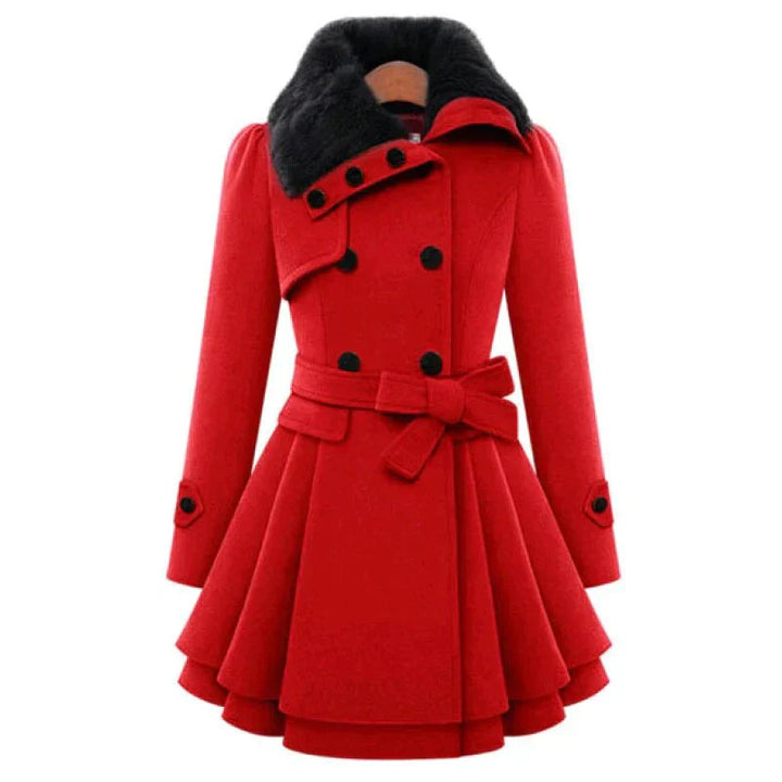 Brenda | Trench-coat elegante in pelle sintetica