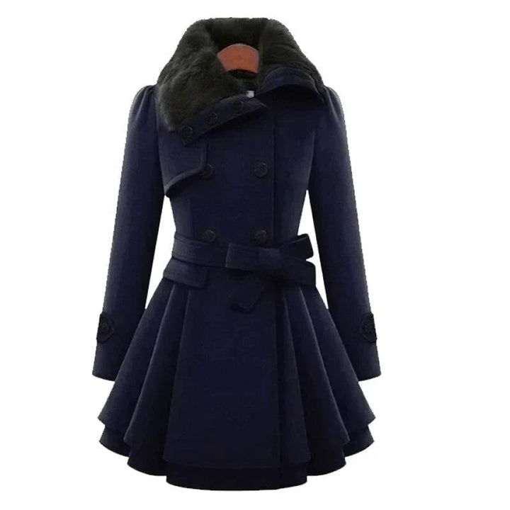 Brenda | Trench-coat elegante in pelle sintetica