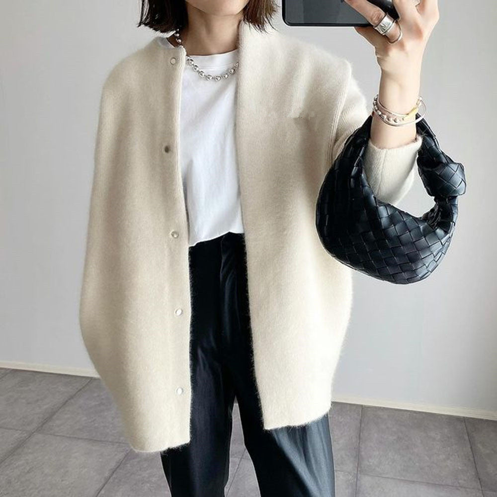 Ariadna | Elegante giacca in cashmere lavorata a maglia