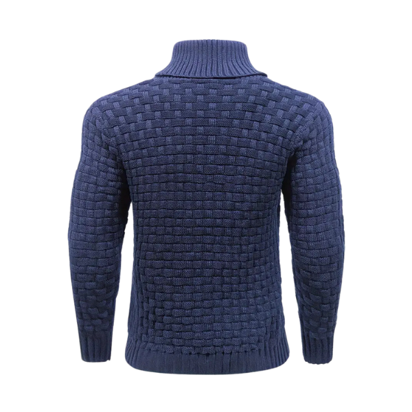 Demetrio | Maglione con bottone sul retro del collo