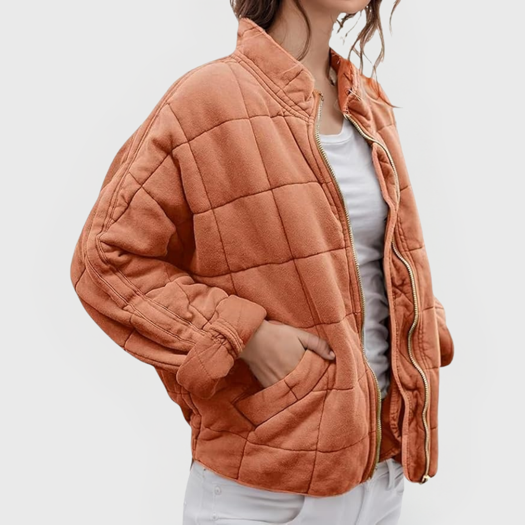 Josiane | Giacca trapuntata con un look oversize elegante