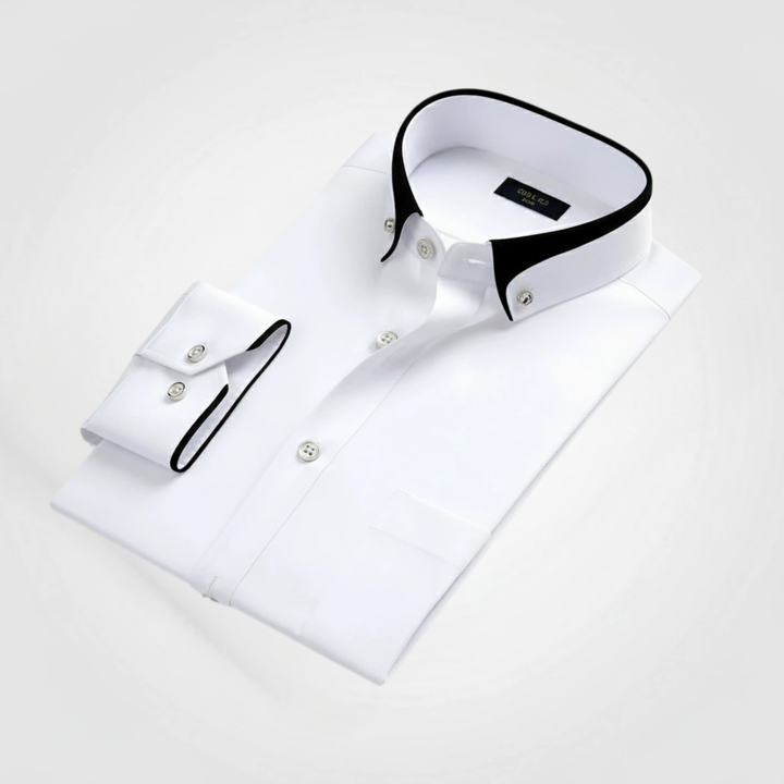 Darian | Camicia Classica con Collo a Contrasto