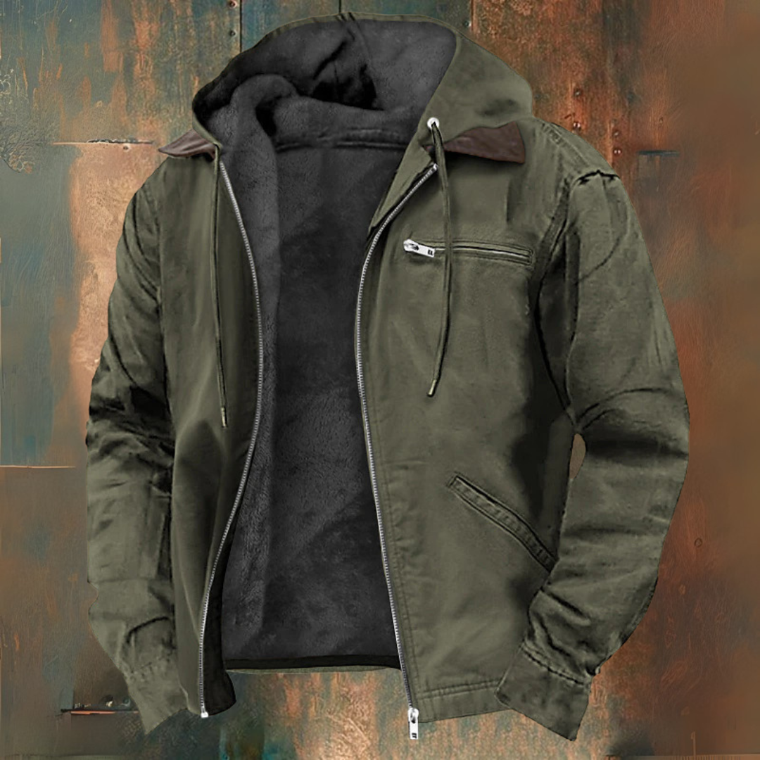 Gaspard | Gilet con cappuccio e cerniera