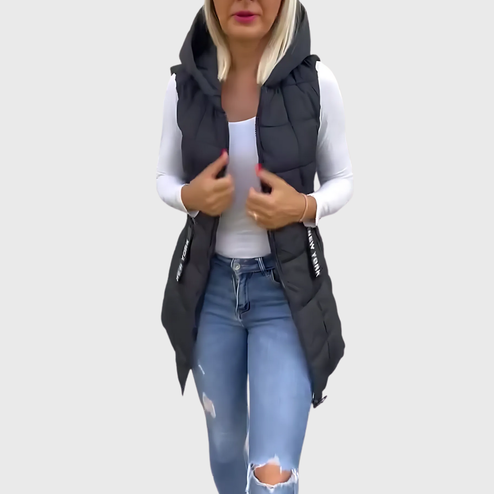 Maëlla | Cappotto imbottito senza maniche