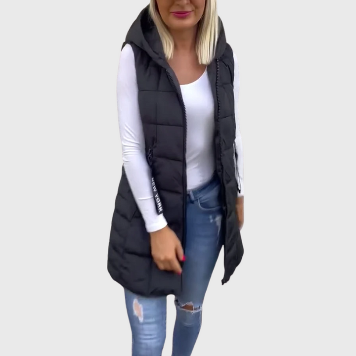 Maëlla | Cappotto imbottito senza maniche