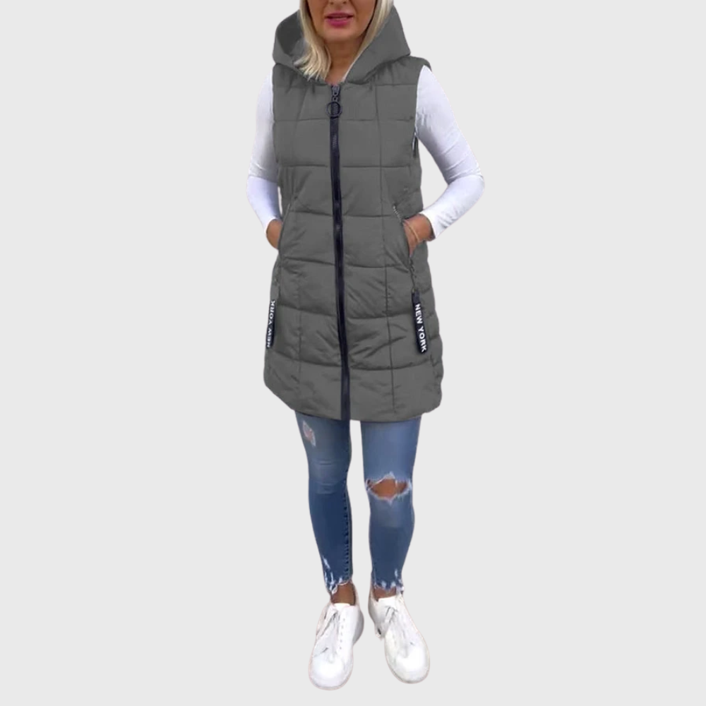 Maëlla | Cappotto imbottito senza maniche