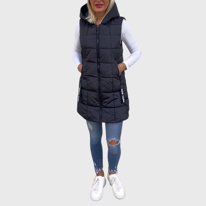 Maëlla | Cappotto imbottito senza maniche
