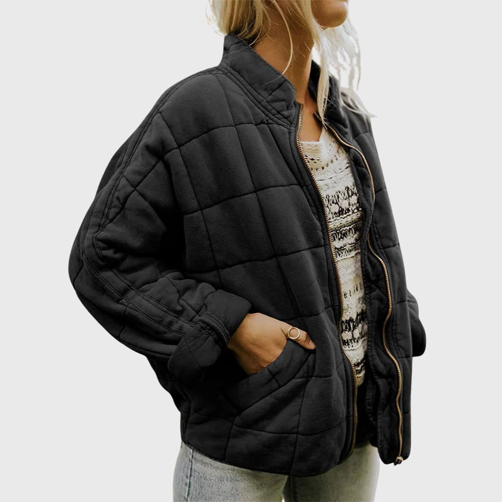 Josiane | Giacca trapuntata con un look oversize elegante