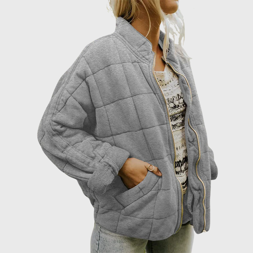 Josiane | Giacca trapuntata con un look oversize elegante