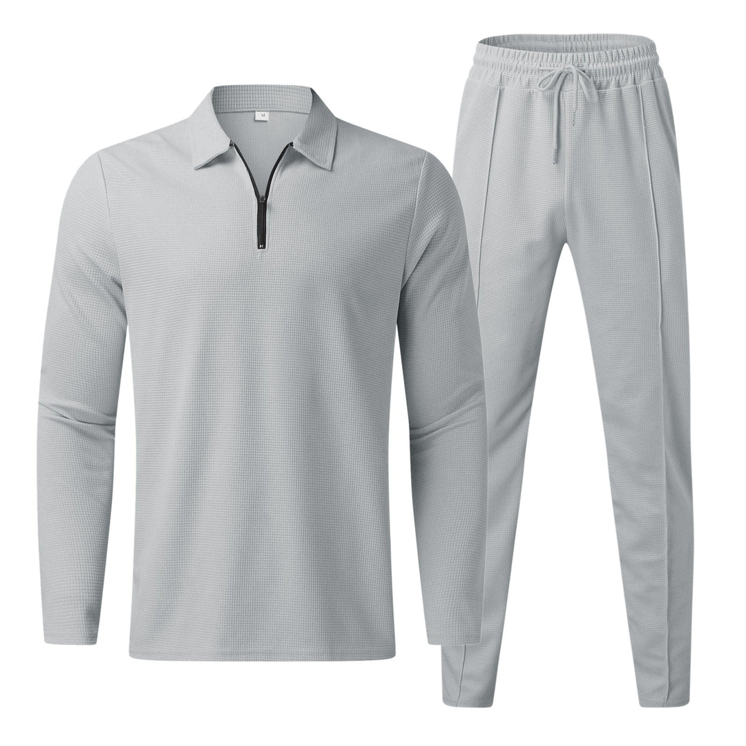 Tommaso | Completo con felpa con cerniera centrale e pantaloni da jogging