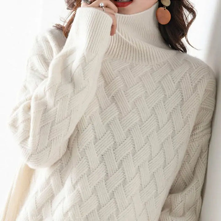 Lara | Maglione in maglia a collo alto Schicker