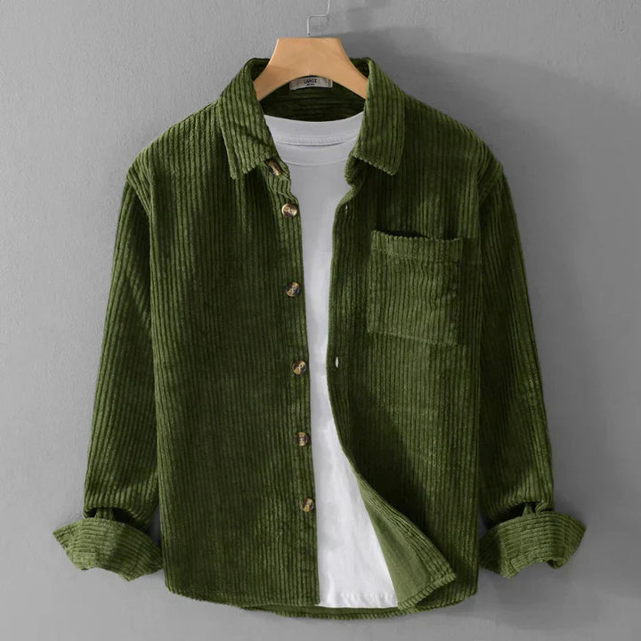 Eiran | Camicia in velluto a coste, taglio rilassato