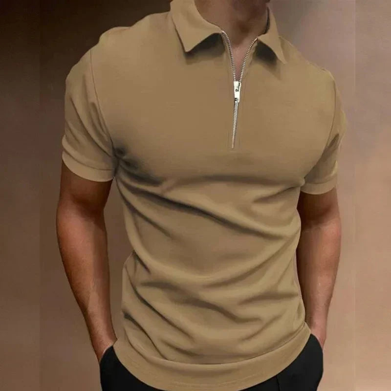 Faust | Polo classica con zip