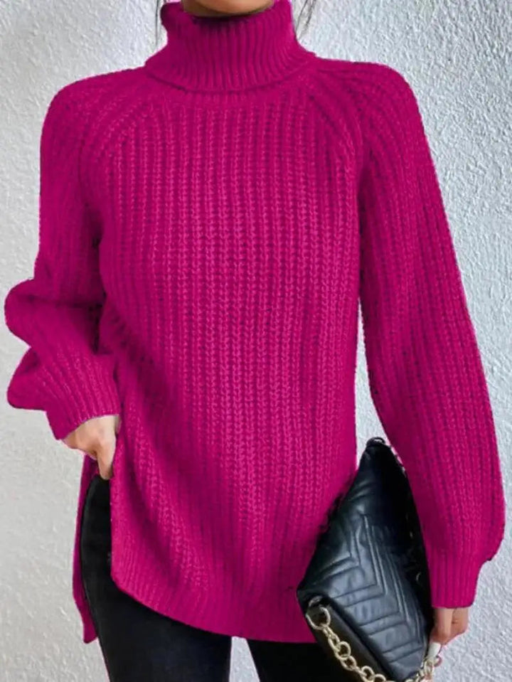 Madeleine | Maglione a collo alto morbido per donne