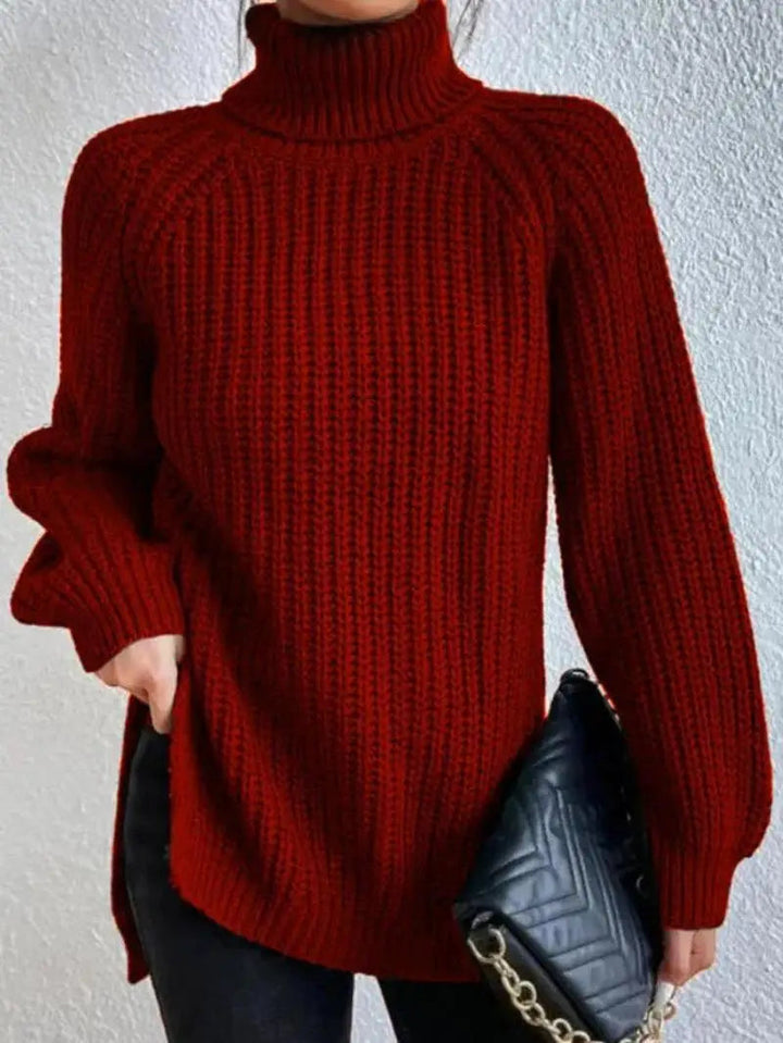 Madeleine | Maglione a collo alto morbido per donne