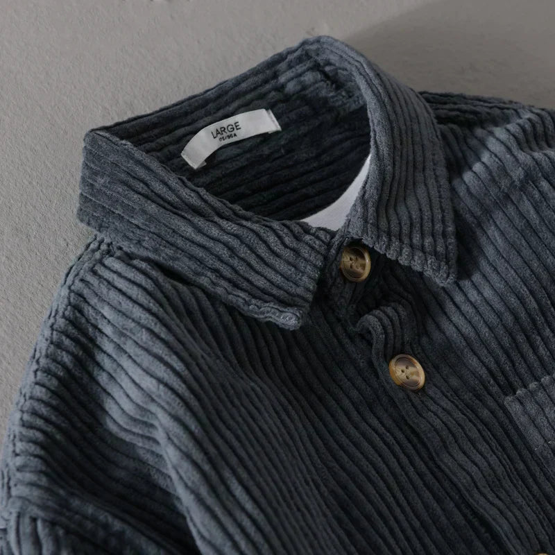 Eiran | Camicia in velluto a coste, taglio rilassato