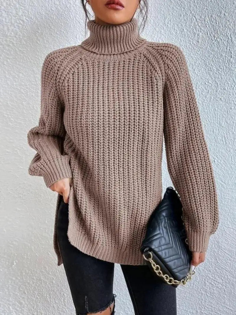 Madeleine | Maglione a collo alto morbido per donne