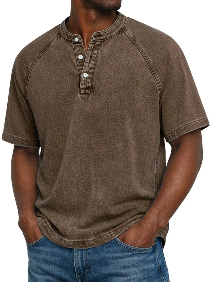 Silvio | Camicia vintage con bottoni per uomo