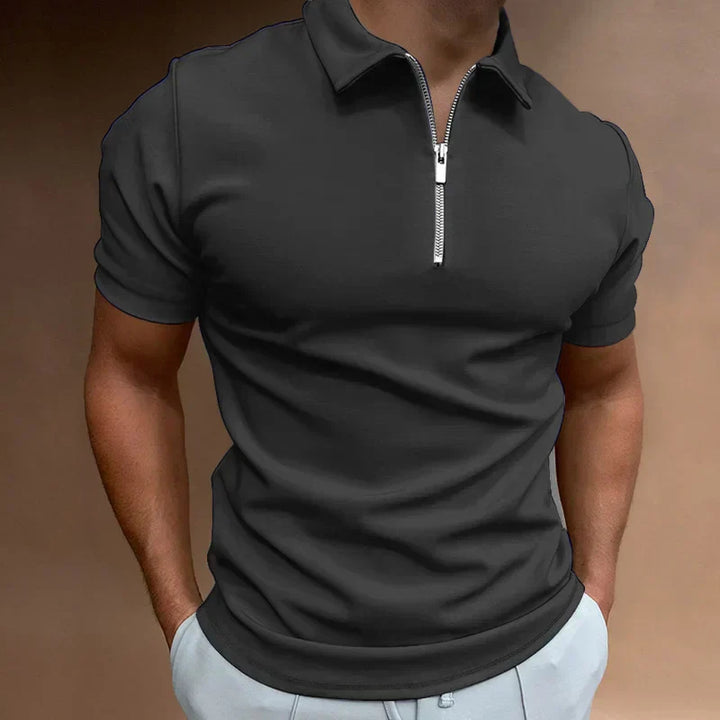 Faust | Polo classica con zip