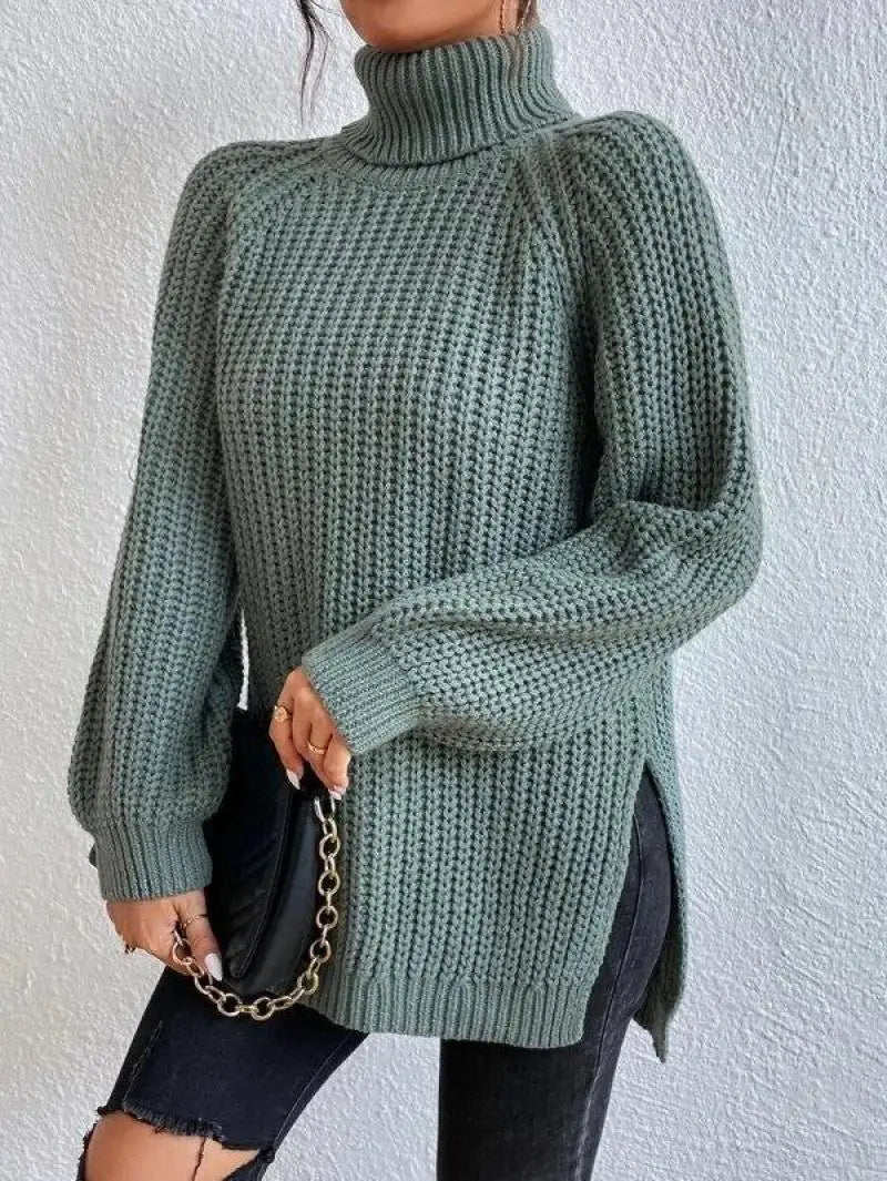 Madeleine | Maglione a collo alto morbido per donne