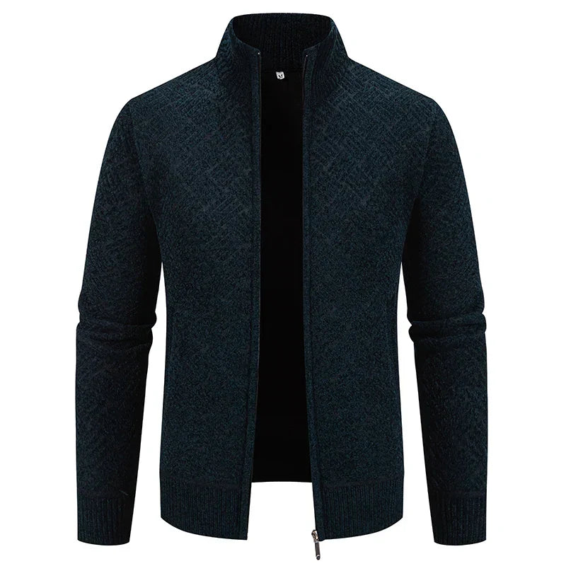 Montclair Edge | Cardigan con zip a motivo raffinato