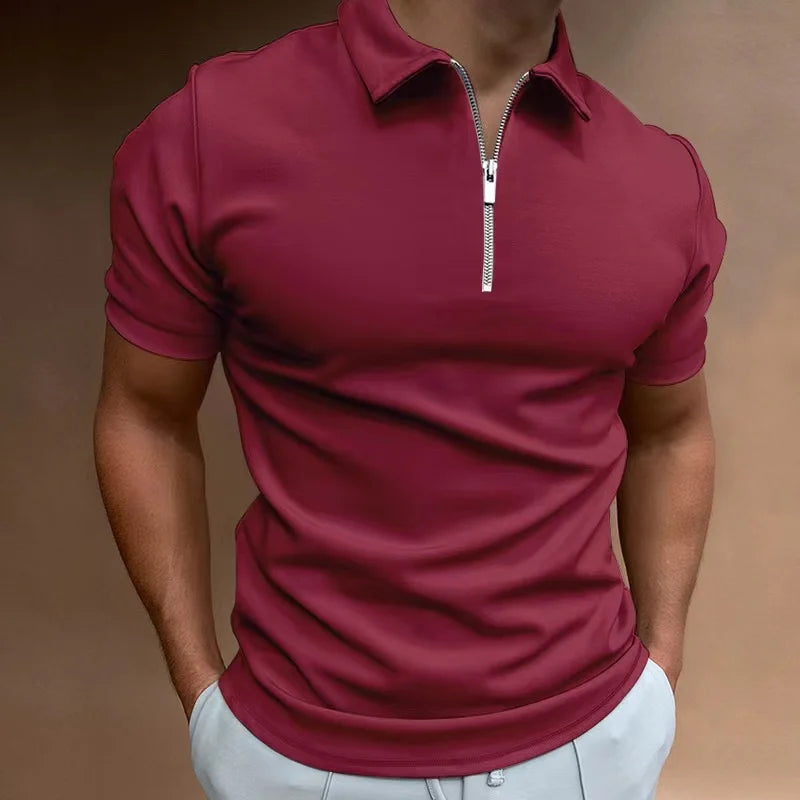 Faust | Polo classica con zip
